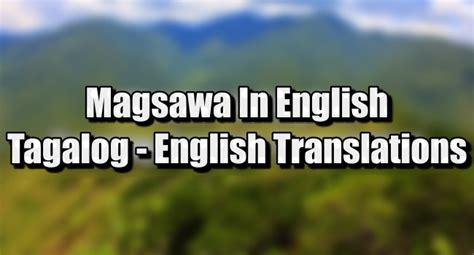 meisa sawa|Magsawa In English .